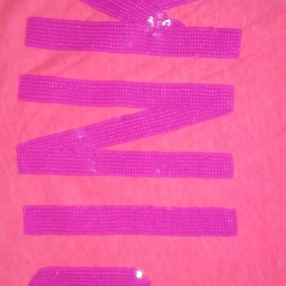 Bling racer back vs pink top - Picture 2 of 3